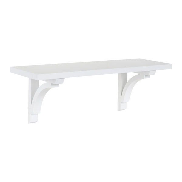 Kate & Laurel Corblynd Traditional Wood Wall Shelf