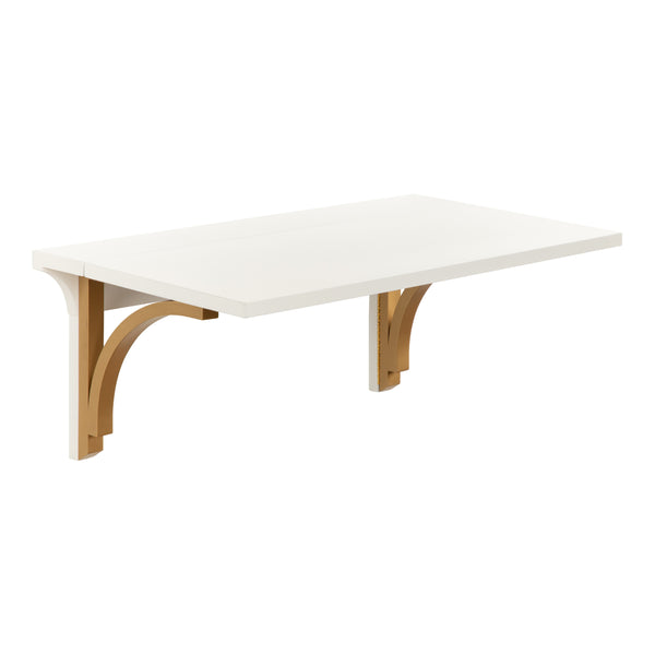 kate & laurel Corblynd Wood Wall Mounted Desk