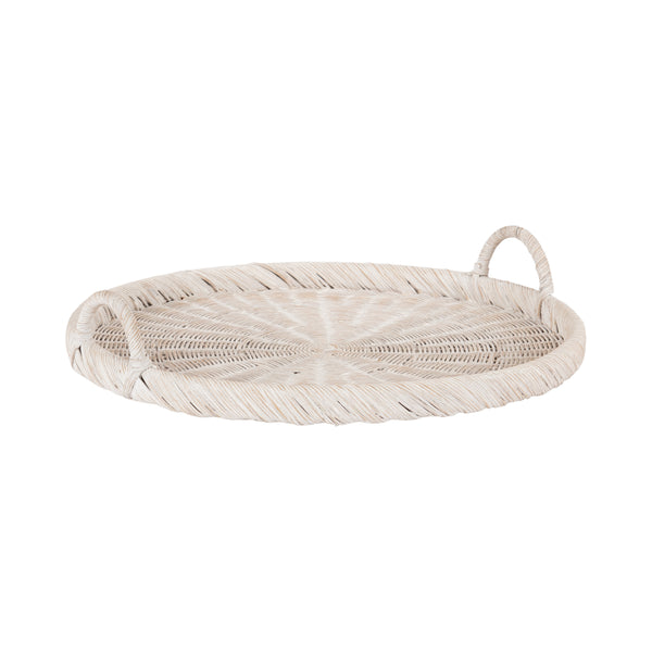 Kate & Laurel Cormont Rattan Serving Tray