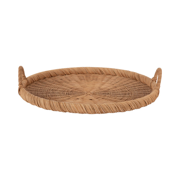 Kate & Laurel Cormont Rattan Serving Tray