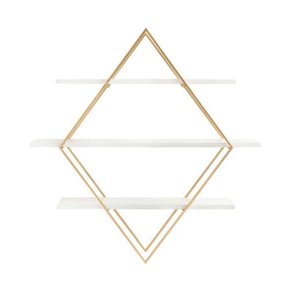 Kate & Laurel Daxton Wood And Metal Wall Shelf