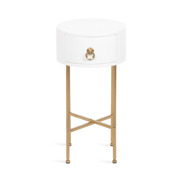Kate & Laurel Decklyn Glam Round Side Table