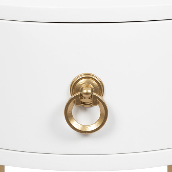 Kate & Laurel Decklyn Glam Round Side Table