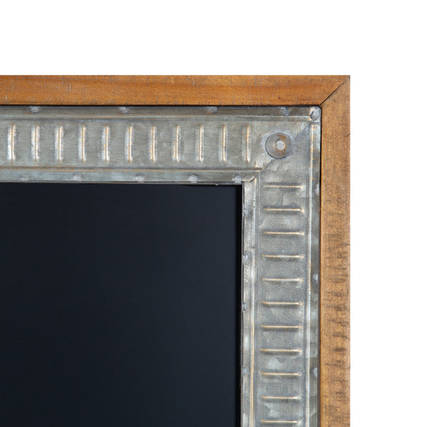 Kate & Laurel Deely Wood And Metal Framed Chalkboard
