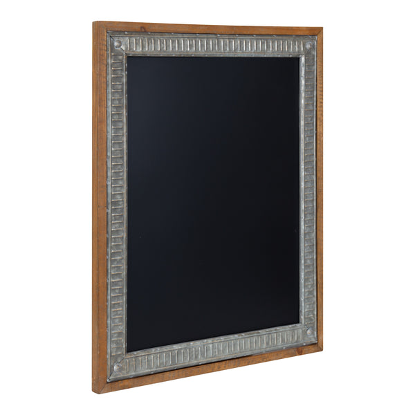 kate & laurel Deely Wood and Metal Framed Chalkboard