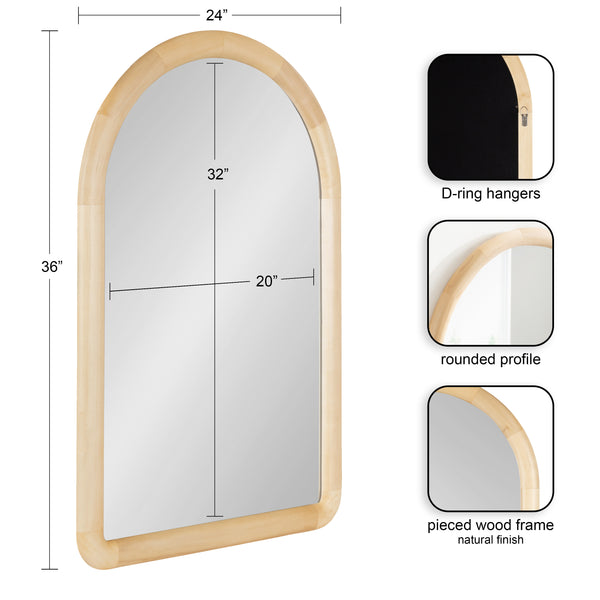 Kate & Laurel Dessa Arched Wall Mirror