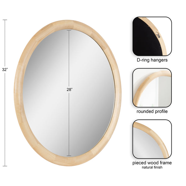 Kate & Laurel Dessa Round Wall Mirror