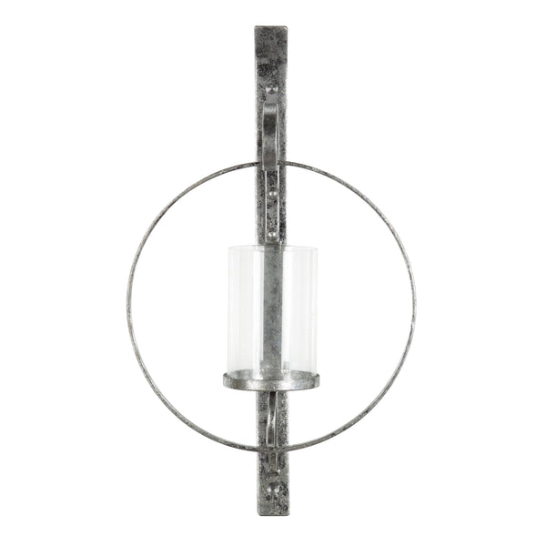 Kate & Laurel Doria Metal Wall Candle Holder Sconce