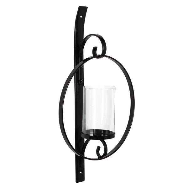 kate & laurel Doria Metal Wall Candle Holder Sconce