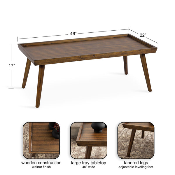 Kate & Laurel Eastmont Rectangle Wood Coffee Table