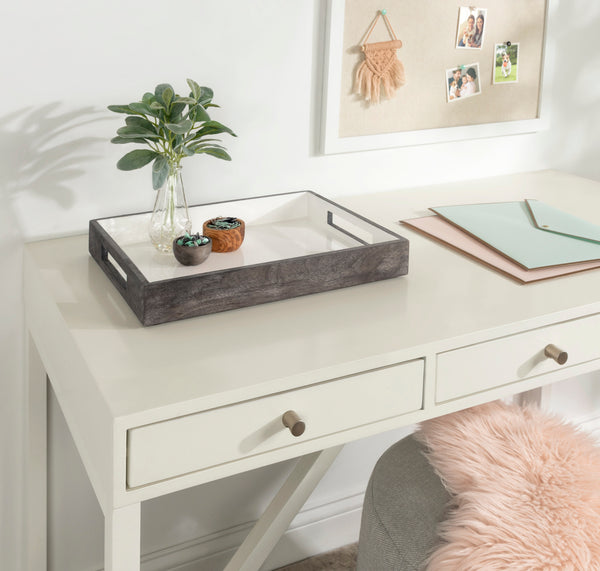 Kate & Laurel Ehrens Decorative Wood Tray