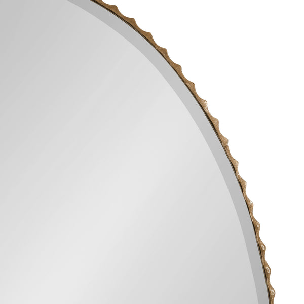 Kate & Laurel Elmora Fluted Oval Wall Mirror
