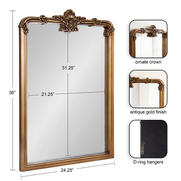 Kate & Laurel Elowyn Arch Mirror MDF