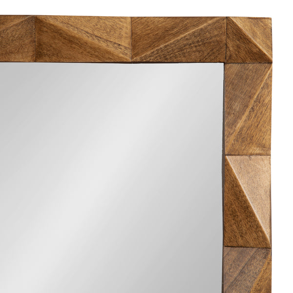 Kate & Laurel Endicott Rectangle Wood Mirror