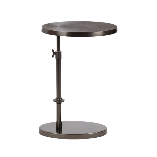 kate & laurel Engles Adjustable Oval Metal Table