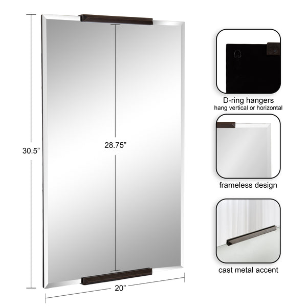 Kate & Laurel Erina Framed Mirror