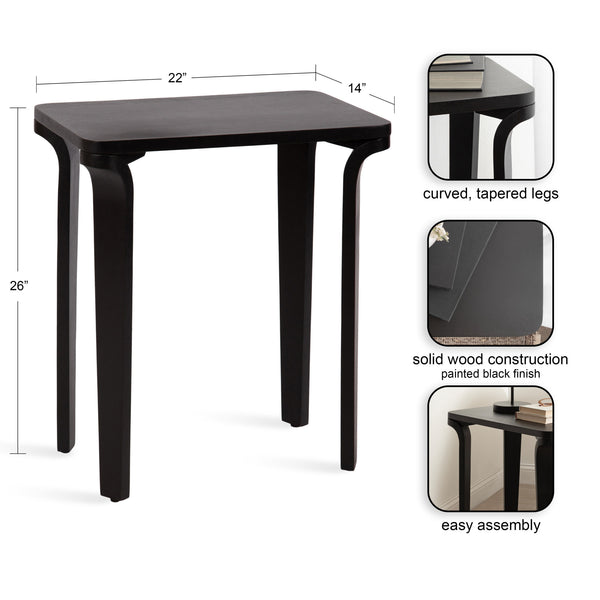 Kate & Laurel Escalon Wood Side Table