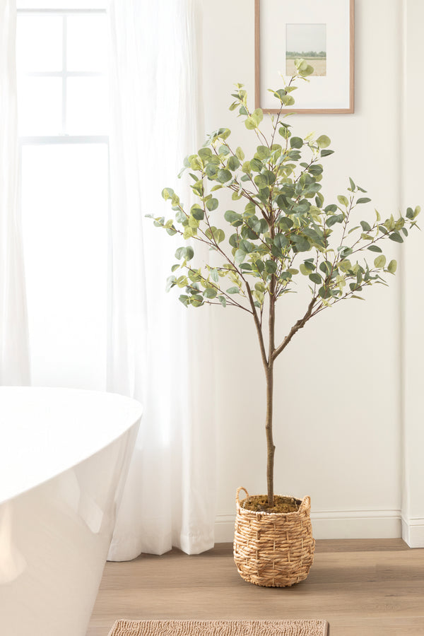 Kate & Laurel Eudora Faux Eucalyptus Tree