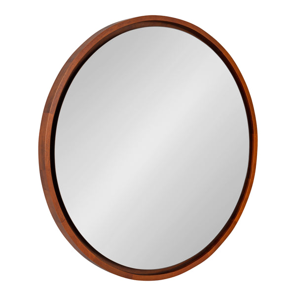 Kate & Laurel Evans Framed Round Wall Mirror