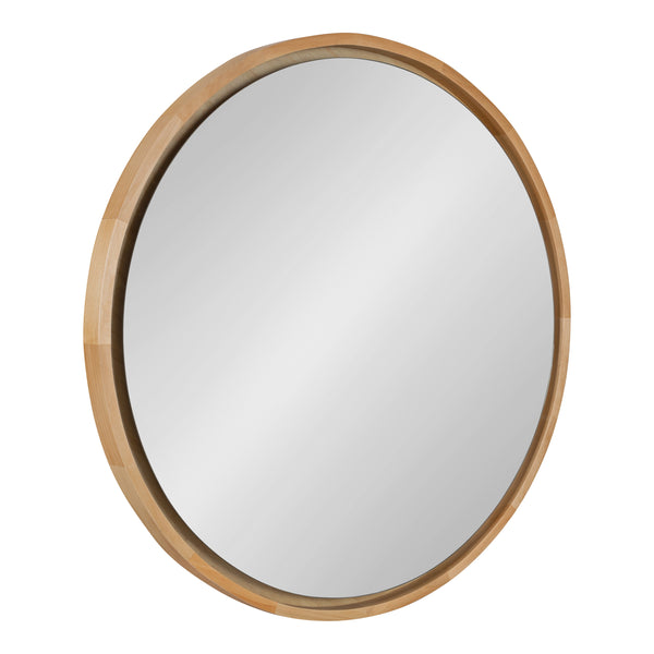 kate & laurel Evans Framed Round Wall Mirror