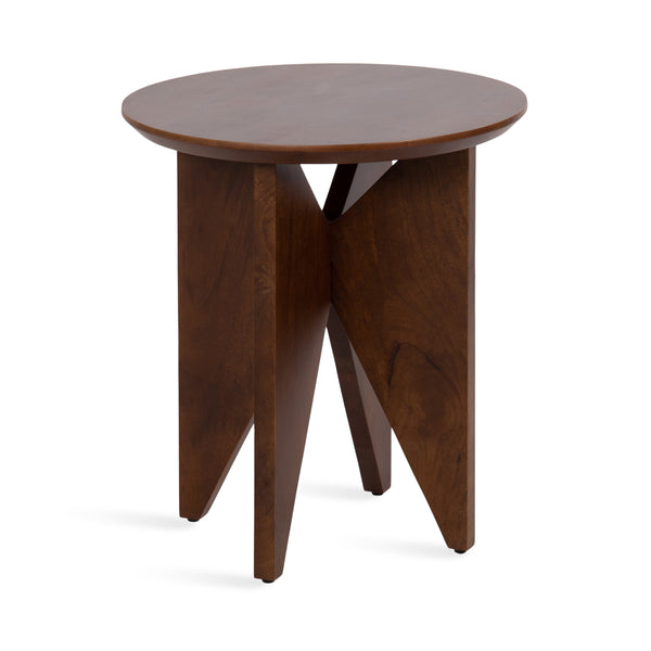 kate & laurel Faiza Wood Side Table