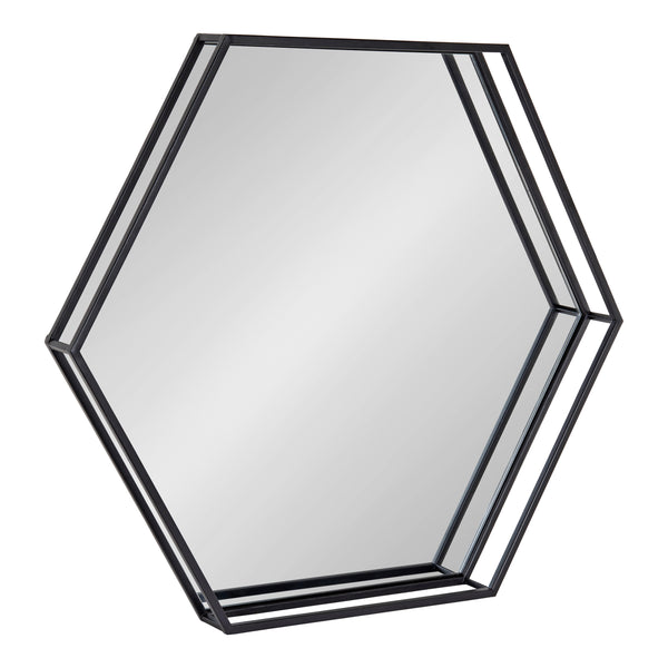 kate & laurel Felicia Hexagon Mirror