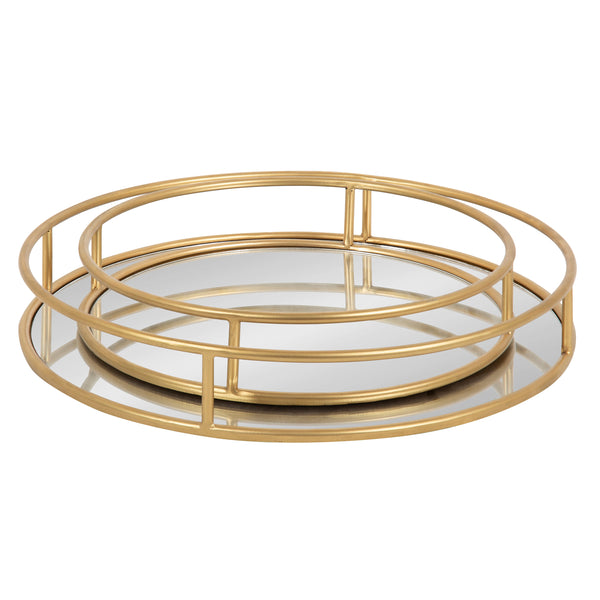Kate & Laurel Felicia Round Nesting Trays