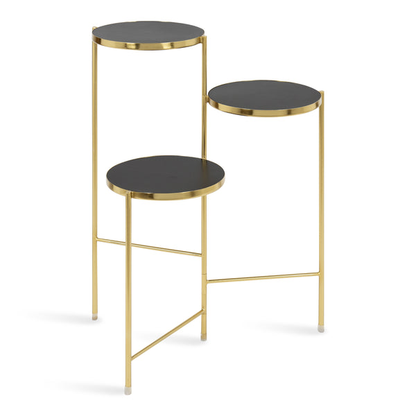 kate & laurel Fields Tri-Level Metal Plant Stand