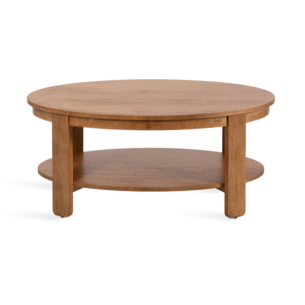 Kate & Laurel Foxford Oval Wood Coffee Table