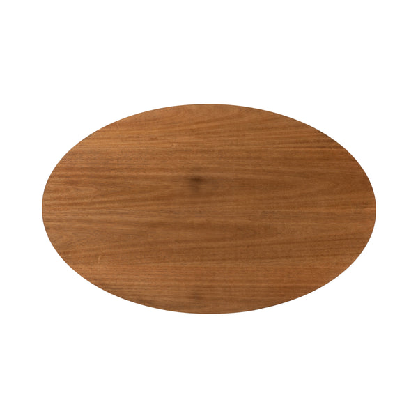 Kate & Laurel Foxford Oval Wood Coffee Table