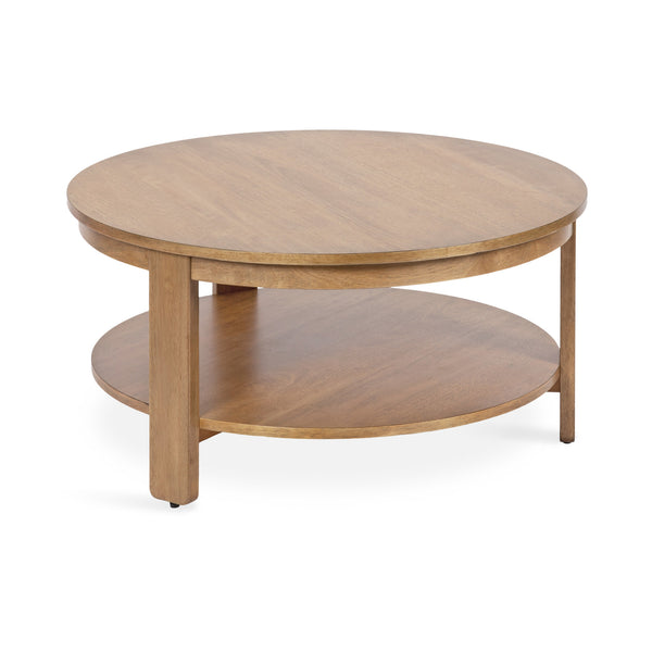 Kate & Laurel Foxford Round Wood Coffee Table