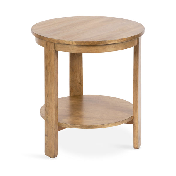 Kate & Laurel Foxford Round Wood Side Table