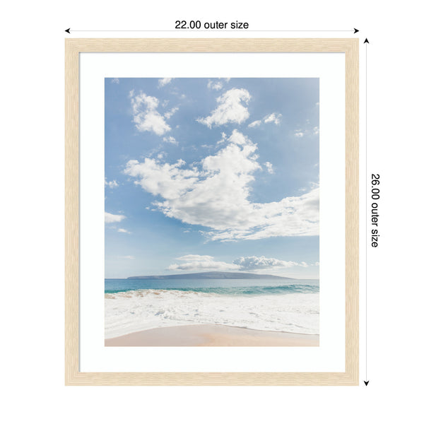Kate & Laurel Framed Art Beach By Alicia Abla