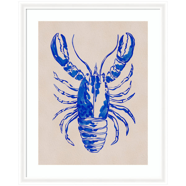kate & laurel Framed Art Lobster by Nikita Jariwala