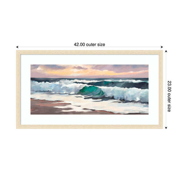 Kate & Laurel Framed Art Roll Tide By Mary Sparrow