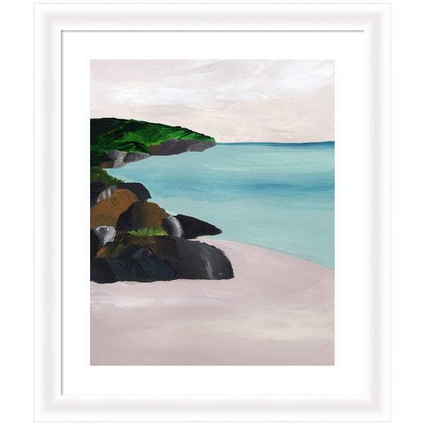 Kate & Laurel Framed Art Seascape By Nikita Jariwala