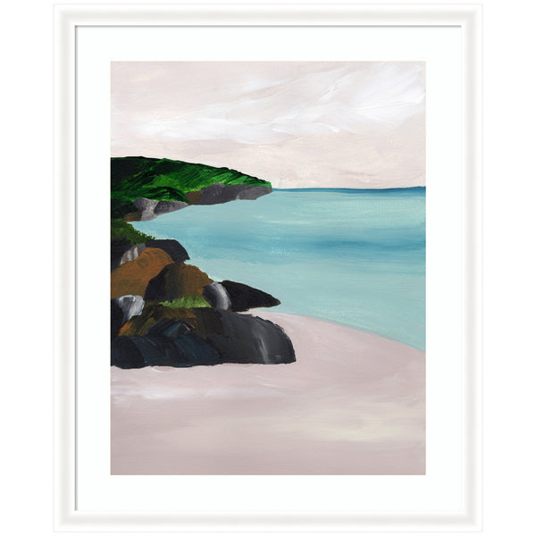 kate & laurel Framed Art Seascape by Nikita Jariwala