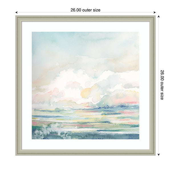 Kate & Laurel Framed Art Stillness By Julie Maida