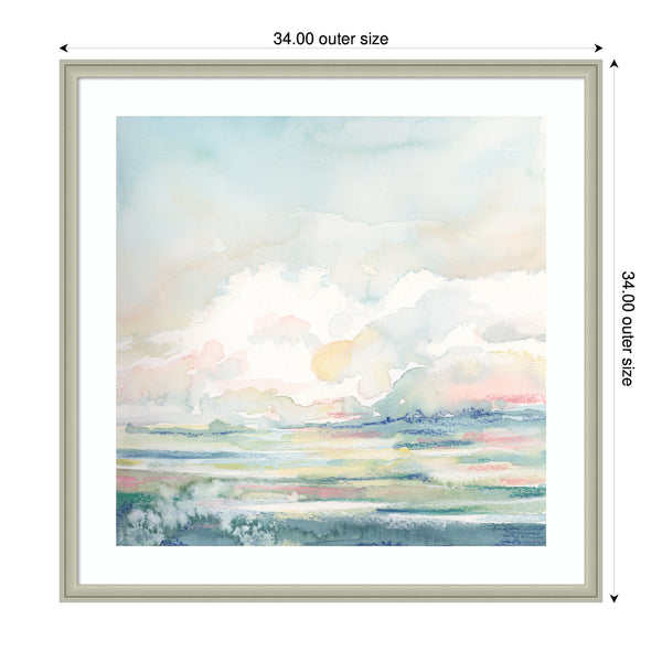 Kate & Laurel Framed Art Stillness By Julie Maida