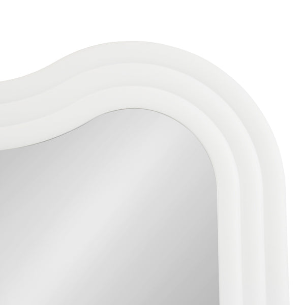 Kate & Laurel Fripp Wavy Wall Mirror Wood