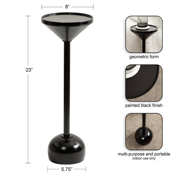 Kate & Laurel Frisk Metal Drink Table