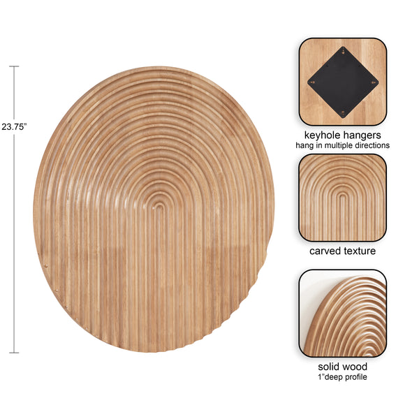 Kate & Laurel Furrow Wood Art Plaque