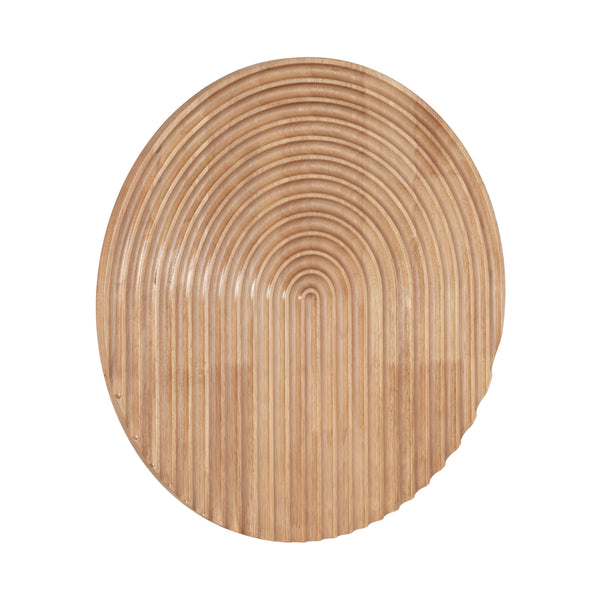 kate & laurel Furrow Wood Art Plaque