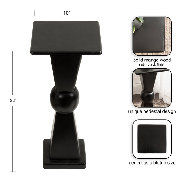 Kate & Laurel Gaeta Wood Drink Table