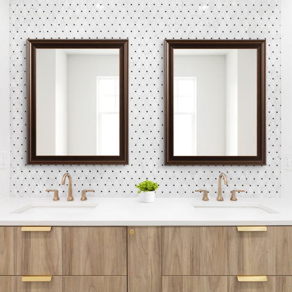 Kate & Laurel Galiano Rectangle Bathroom Wall Mirror
