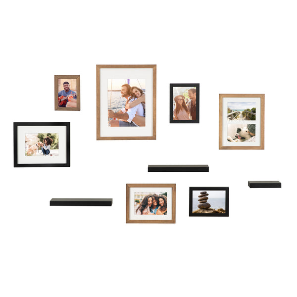 kate & laurel Gallery Wall Frame And Shelf Kit