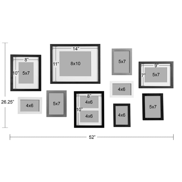 Kate & Laurel Gallery Wood Wall Frame Set