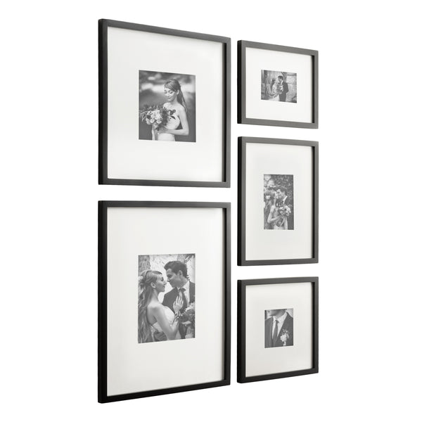 kate & laurel Gallery Wood Wall Matted Frame Set