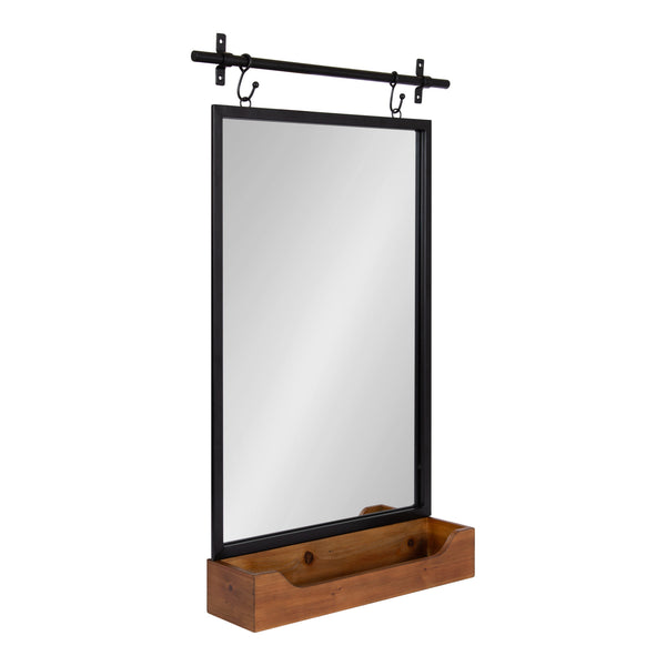 Kate & Laurel Gammons Wall Mirror With Shelf