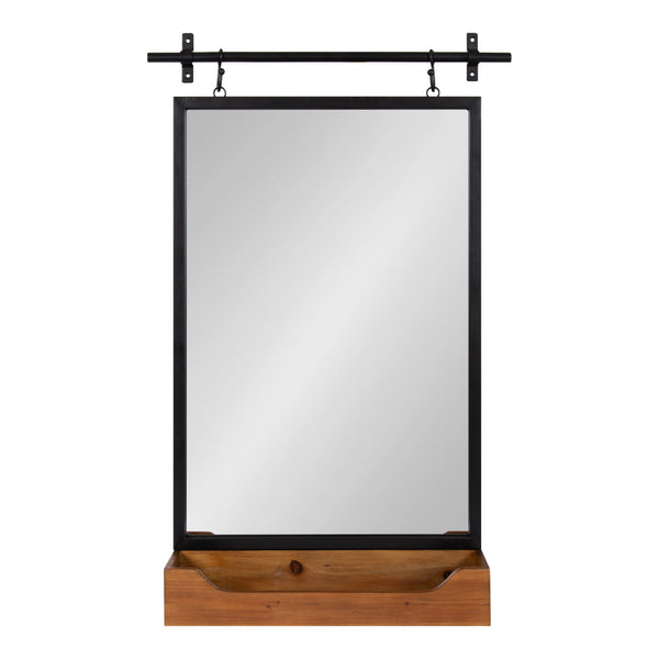 Kate & Laurel Gammons Wall Mirror With Shelf